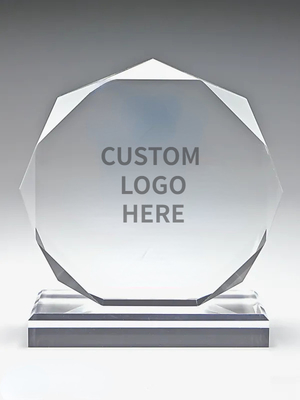 9 " 10 " 11 pulgadas de altura trofeos acrílicos y premios en forma personalizada con soporte