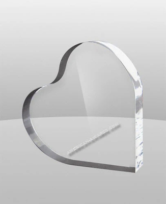 6'' Clear Diamond Acrylic Reconocimiento Premios Trofeo Placa de grabado personalizado