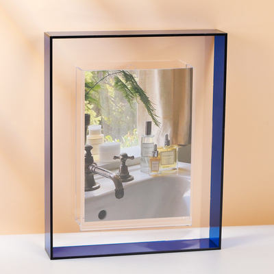 Cuadros de pared flotantes de acrílico moderno, cuadros de cuadros de plexiglás sin marco magnético