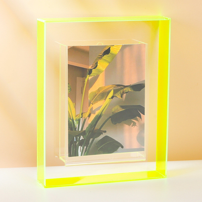 Cuadros de pared flotantes de acrílico moderno, cuadros de cuadros de plexiglás sin marco magnético
