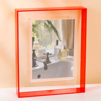 Cuadros de pared flotantes de acrílico moderno, cuadros de cuadros de plexiglás sin marco magnético
