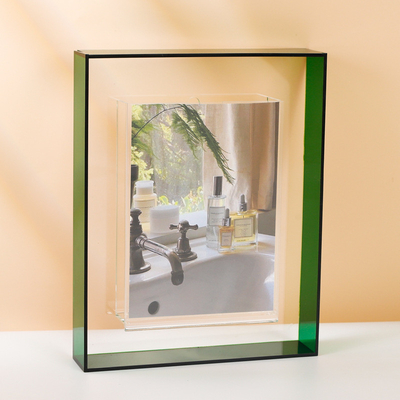 Cuadros de pared flotantes de acrílico moderno, cuadros de cuadros de plexiglás sin marco magnético