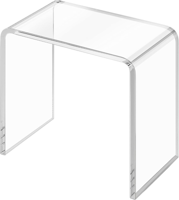 Tabla lateral de acrílico de alta transparencia con forma de U