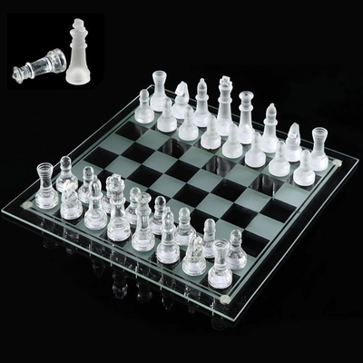 Conjunto de juegos de acrílico personalizado Piezas de ajedrez y tablero de ajedrez Elegante para regalos