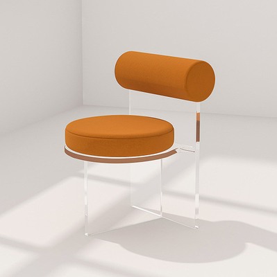 Habitación Muebles acrílicos a medida Silla acrílica transparente 45 X 45 X 70 cm