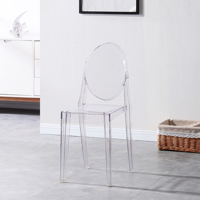 Muebles acrílicos modernos a medida sillas de comedor de lucita para el evento de bodas de comedor
