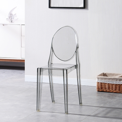 Muebles acrílicos modernos a medida sillas de comedor de lucita para el evento de bodas de comedor