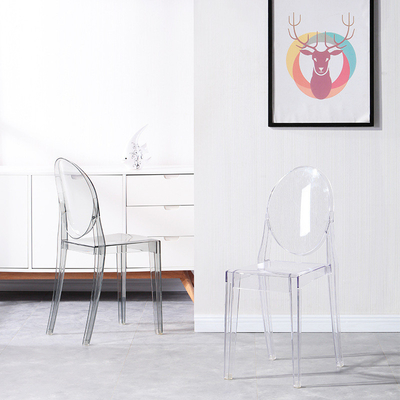 Muebles acrílicos modernos a medida sillas de comedor de lucita para el evento de bodas de comedor