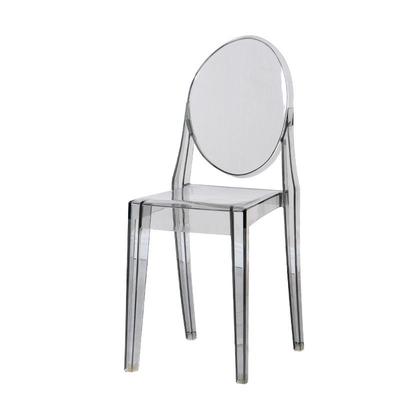 Muebles acrílicos modernos a medida sillas de comedor de lucita para el evento de bodas de comedor