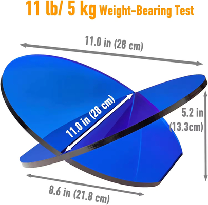 Σχεδιασμός μόδας X σχήμα Custom Acrylic Stand συναρμολογημένο Acrylic βιβλιοθήκη