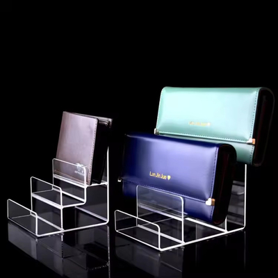 Display de bolsillo acrílico de espesor personalizado Sostén para soluciones de pantalla de ahorro de espacio