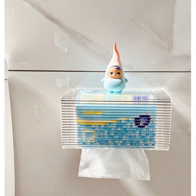 Cuadro de tejido acrílico de forma de onda montado en la pared para la cocina y el baño del hotel