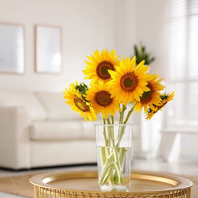 Bàn 4 Pack Clear Acrylic Flower Vase, Quad Conical Design Acrylic Vase Stand