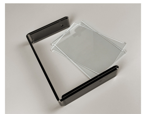 Cuadro fotográfico acrílico elegante de 4 'x 6' con marco giratorio de plexiglás de doble cara