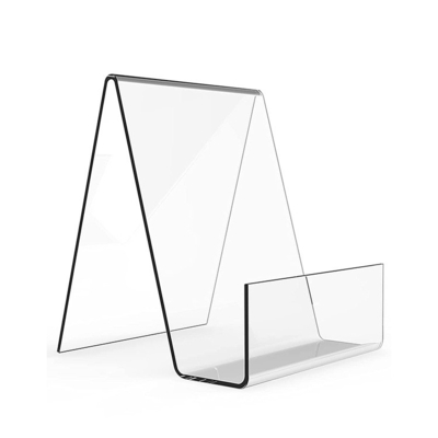 OEM Transparente Acrílico Portador Acrílico Estante de Libros Estante Para Librería de Librería Casa