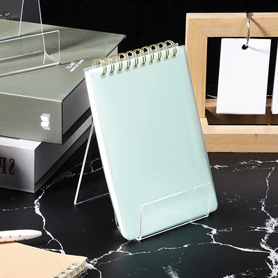 OEM Transparente Acrílico Portador Acrílico Estante de Libros Estante Para Librería de Librería Casa