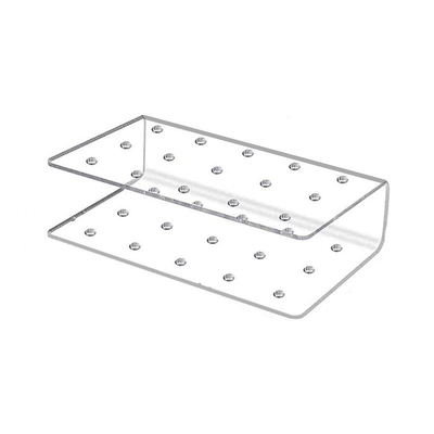 Estante de exhibición de pastillas acrílicas gruesas y transparentes, porta dulces acrílicas para almacenar