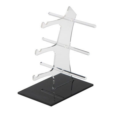 Display de gafas de sol de acrílico montado Display de plexiglás POS Display Stand para gafas