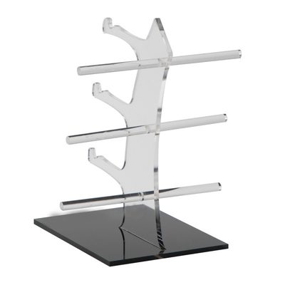 Display de gafas de sol de acrílico montado Display de plexiglás POS Display Stand para gafas