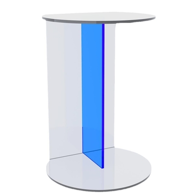 Μινιμαλιστικό Custom Color Ακρυλικό Τραπέζι Καφέ Πλατεία Πλατεία Τσάι Πλατεία για Εσωτερικά και Εξωτερικά