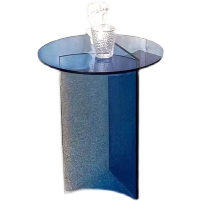 Mesa de café acrílica de color personalizado Plexiglás Mesa de extremo Diseño estético moderno