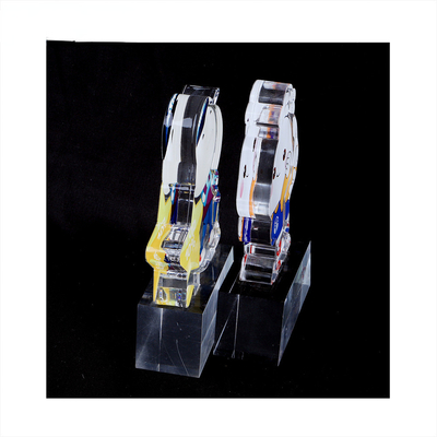 Forma de corte a medida Premio acrílico Trofeo Lucite con figuras de anime de impresión UV