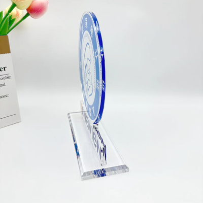 El trofeo de acrílico de fundición de estilo 8' H Impresión personalizada para el evento de celebración