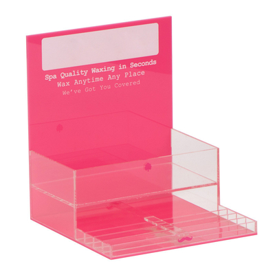Lápiz labial esmalte de uñas POS Estante de exhibición acrílica, Plexiglás Estante de exhibición cosmética