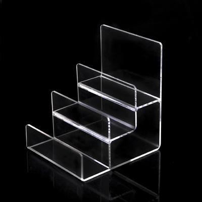 Display de cartera acrílica de múltiples niveles Plexiglás Display de venta al por menor