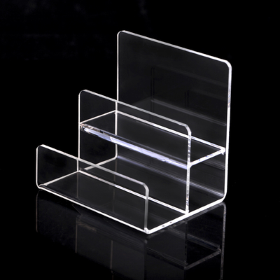 Display de cartera acrílica de múltiples niveles Plexiglás Display de venta al por menor