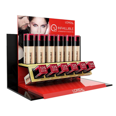 OEM Acrylic Display Stand Untuk Penyimpanan Makeup Lipstick Nail Polish
