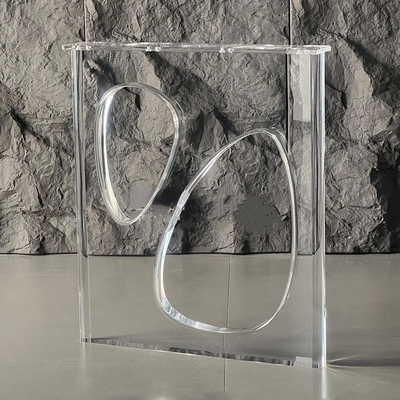 Piernas de muebles de acrílico transparente en forma de T de plexiglás Piernas de mesa de comedor acrílico