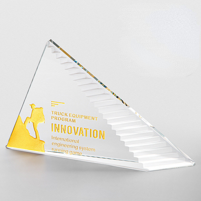 Placa de reconocimiento creativo acrílico 13.5 X 22.5 X 4 cm Tamaño para empleados sobresalientes Logotipo personalizable