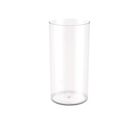 Adquisición al por mayor de lujo moderno portavelas acrílicas transparentes pilar de velas flotantes decoración de velas transparente jarrón de boda